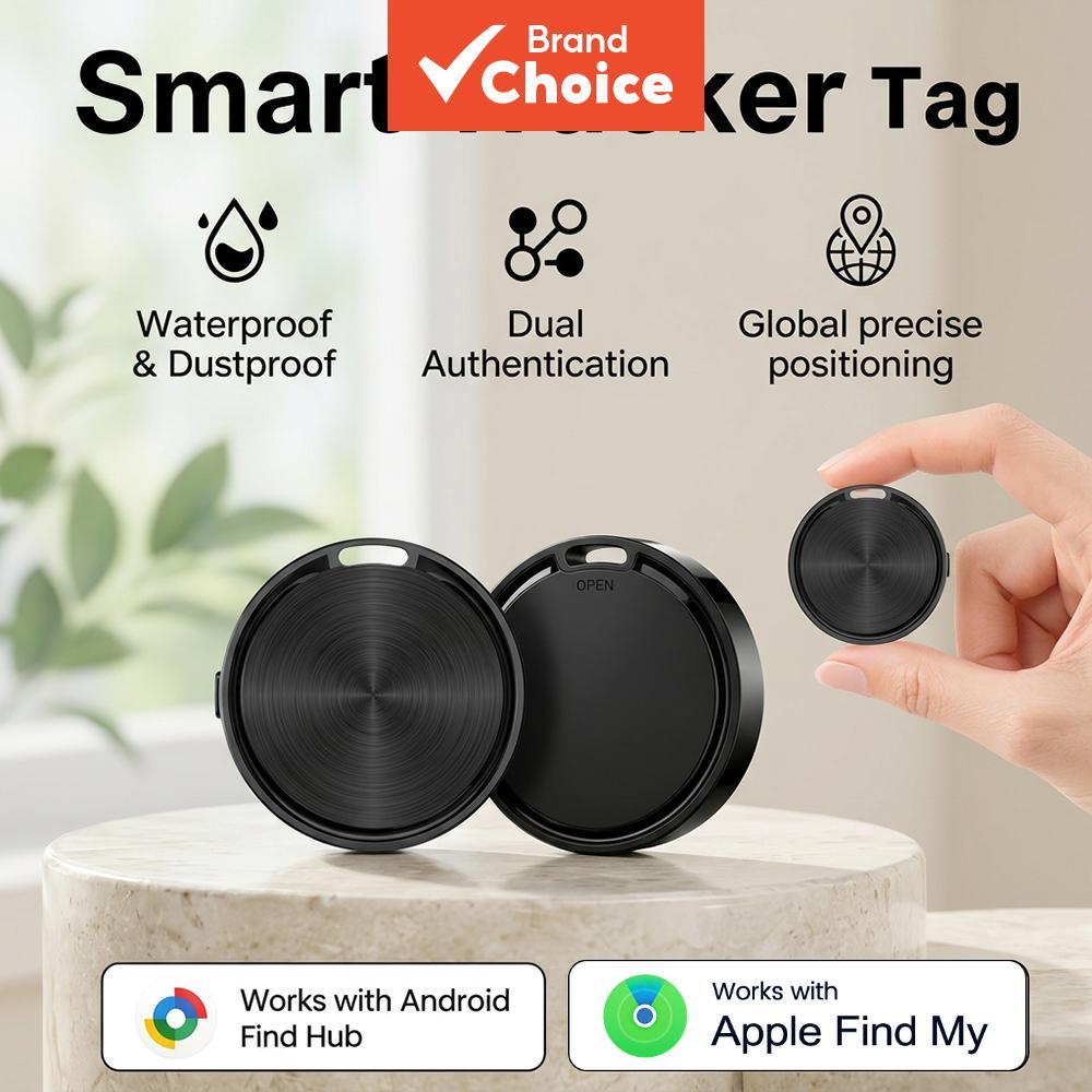 Etiqueta Antiperda para Carteira Localizadora Inteligente de Duplo Sistema Compatível com iOS & Google Find Hub
