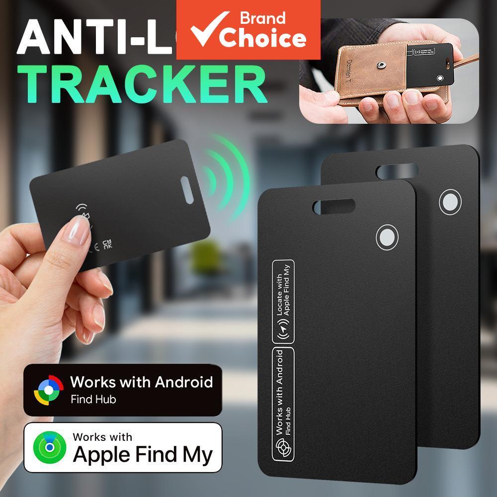 Cartão Rastreador de Carteira Ultra Fino, Etiqueta Bluetooth Recarregável Anti-Perda para Android & iOS, Google Find Hub