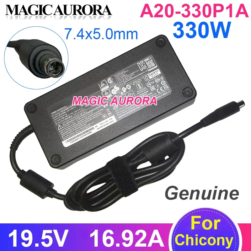 Genuine Chicony A20-330P1A Power Adapter 19.5V 16.92A 330W A330A014Q Power Supply For THUNDEROBOT MSI Gaming Laptop Charger New