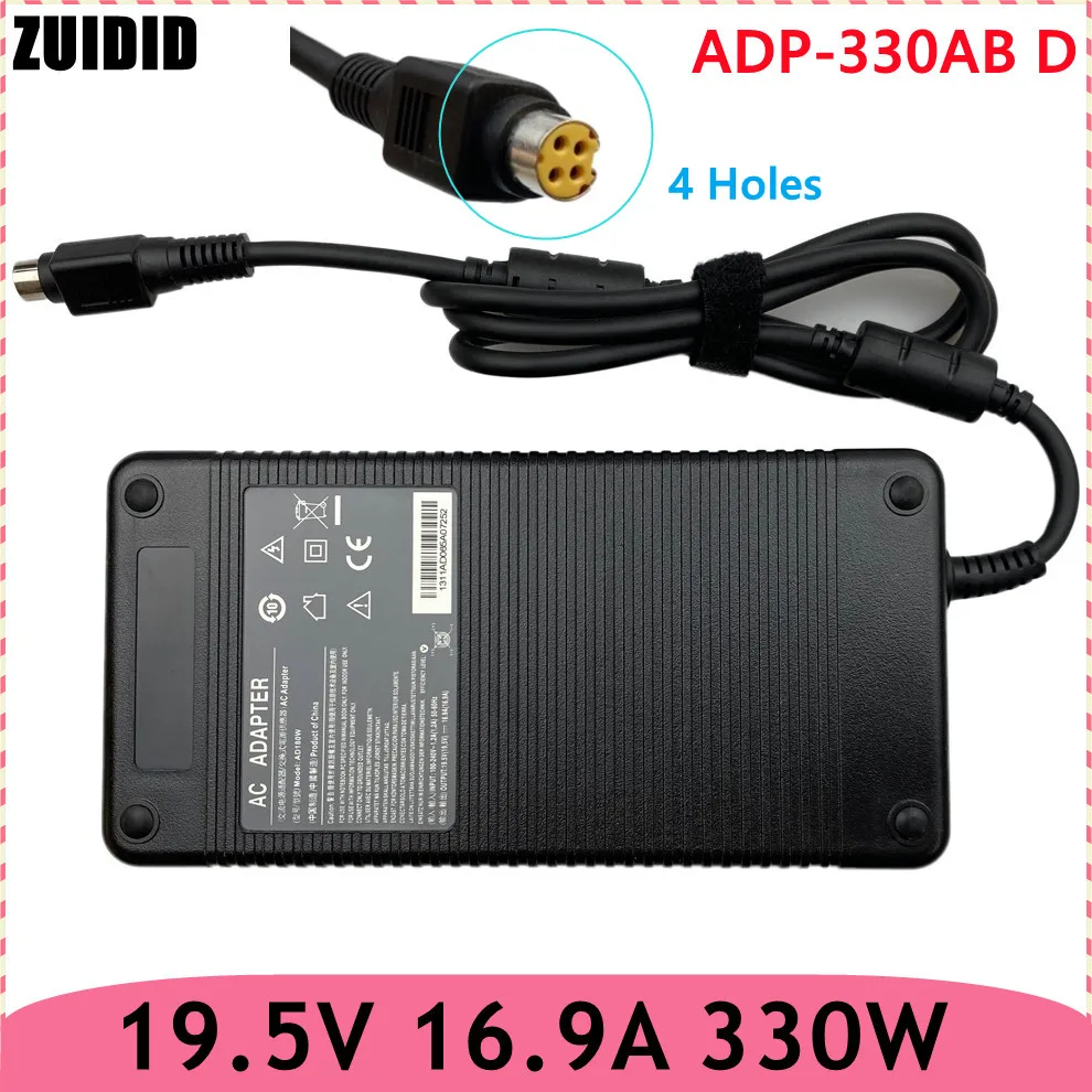 19.5V 16.9A 330W 4 Holes AC Adapter Power Supply for MSI Gaming GT75 GT80S GT62VR GT73VR 7RF TITAN PRO MS-17A2 MS-1814 Charger