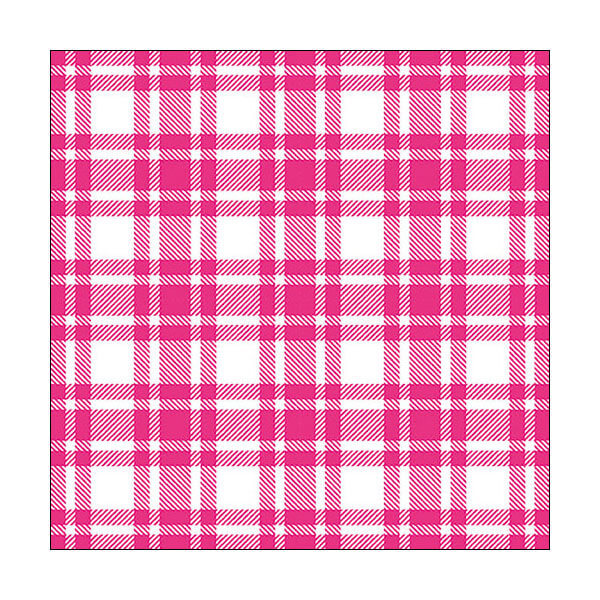 Pct Guardanapos Decoupage Checkered Pattern Pink Ref13317282