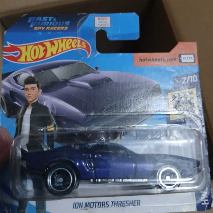 Hot Wheels Ion Motors Thresher – Fast & Furious Spy Racers – Raro! 🏎️💥 (Blister com avaria)
