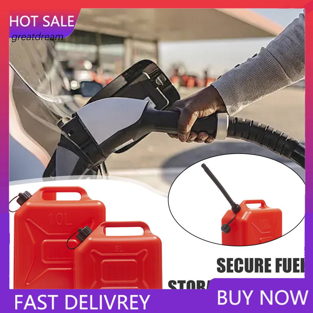 High-quality Plastic Tank Portable Transfer 5l/10l Fuel with Spout Handle – Durable Gasoline Diesel Storage Container