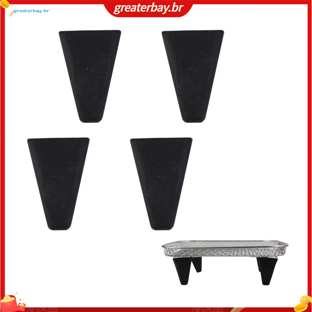Silicone Non-slip Feet for Air Fryer Rack Heat Resistant Triangle Buffer Pads Replacement Anti-slip for Dehydrator Acces