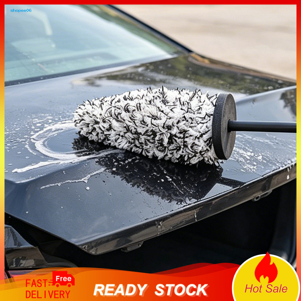 Professional Car Brush Microfiber Detailing Soft Wheel Rim Cleaner Tire Spoke Grille Tool for Auto Care Dust Removal for