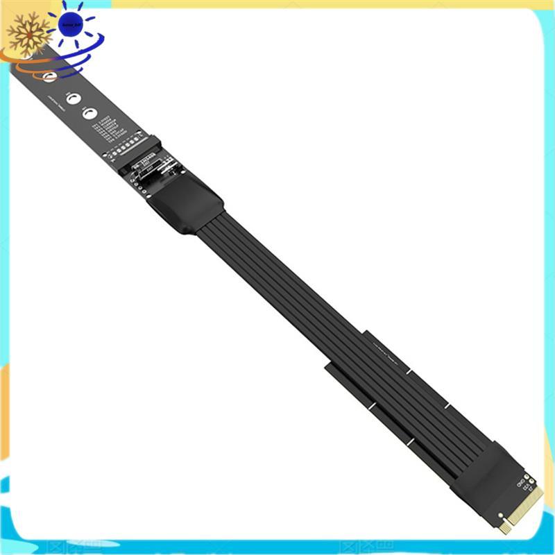 [Le's Shop] Cabo De Extensão SSD 4.0 X4 M-Key Riser Card Extender Para . 2 2230 2242 2260 2280 Extensor De Unidade De Es