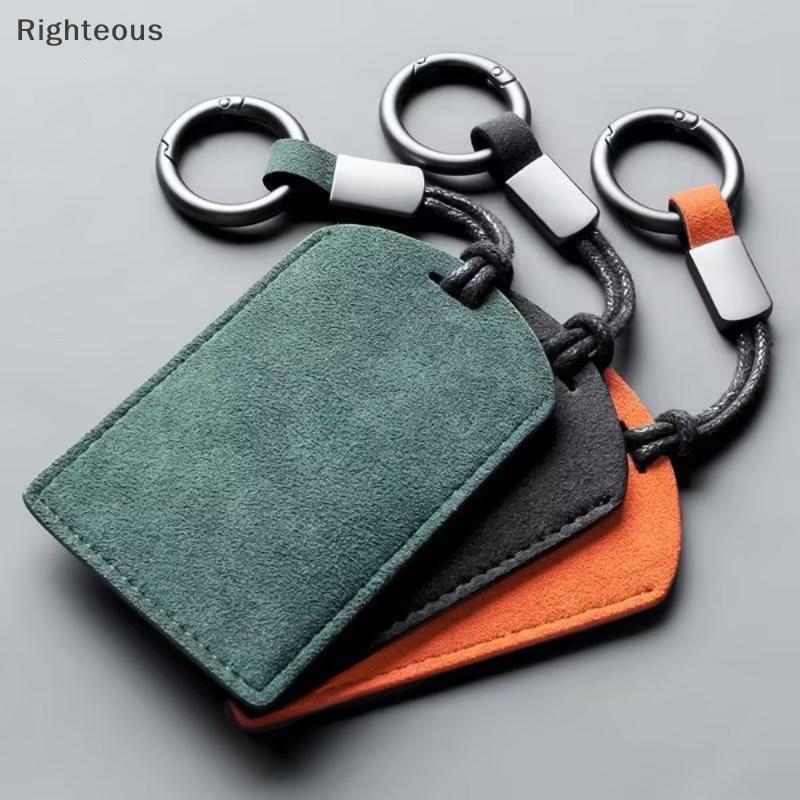 Rightrous Suporte De Cartão NFC Portátil De 2 Capacidade Para Carro PVC Flip Top Capa De Proteção De Veludo Melhor Propr