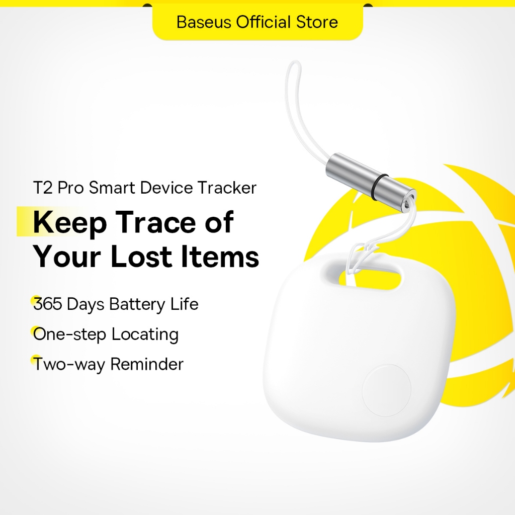 Baseus T2 Pro Rastreador Inteligente Sem Fio Mini Dispositivo De Rastreamento Anti-Perda Smart Key Tag Locator Track