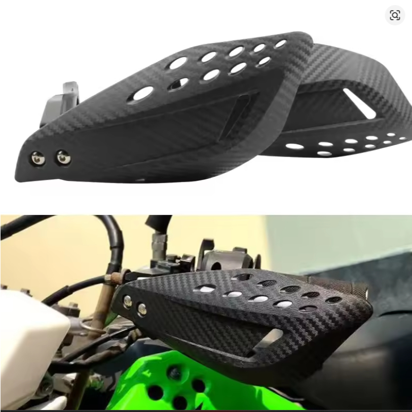 Protetor de mão Circuit Sem Logo. Injetada T-Rex Carbono Preto