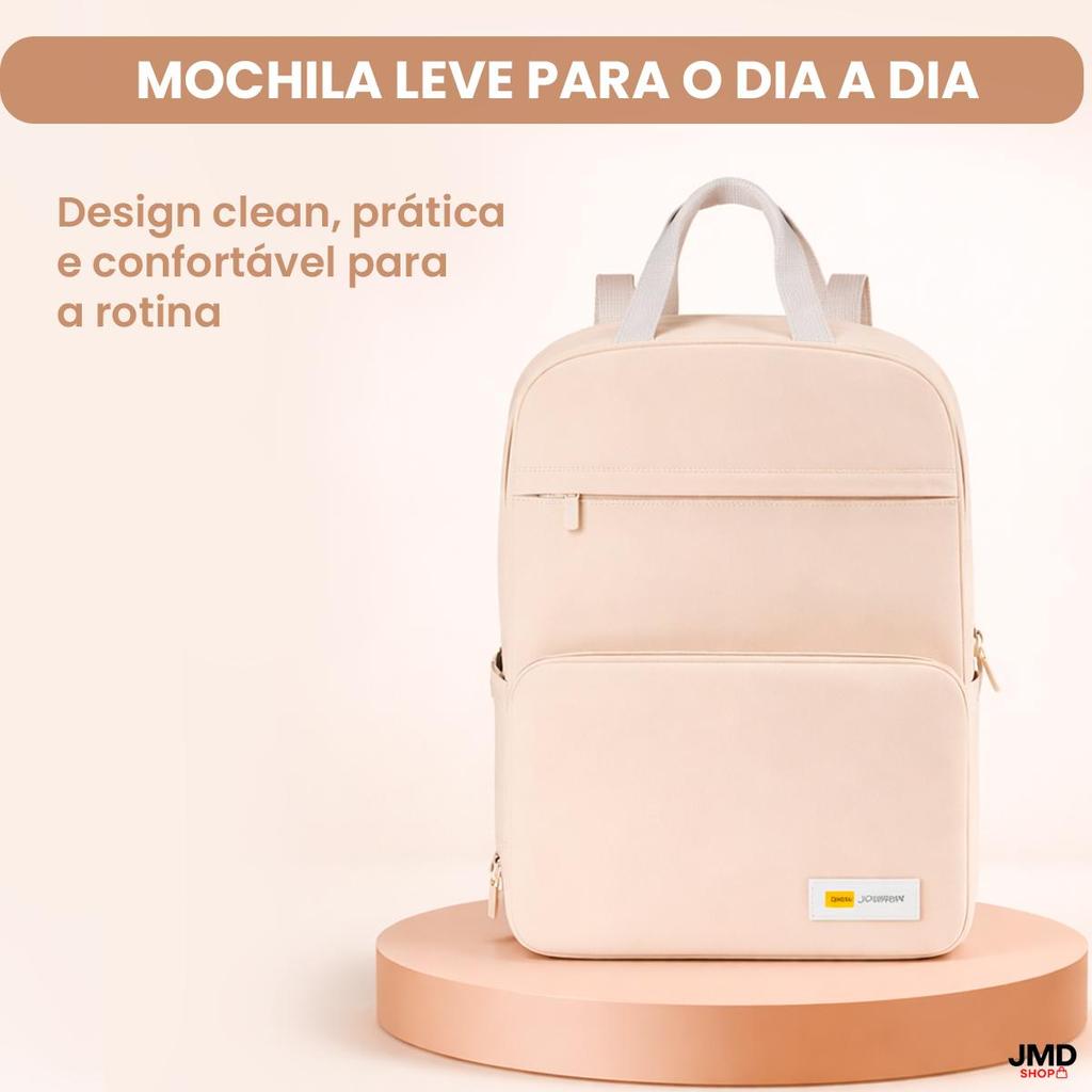 Bolsa Urbana Mochila  Dobrável Com Design Simples e Clean De Ziper