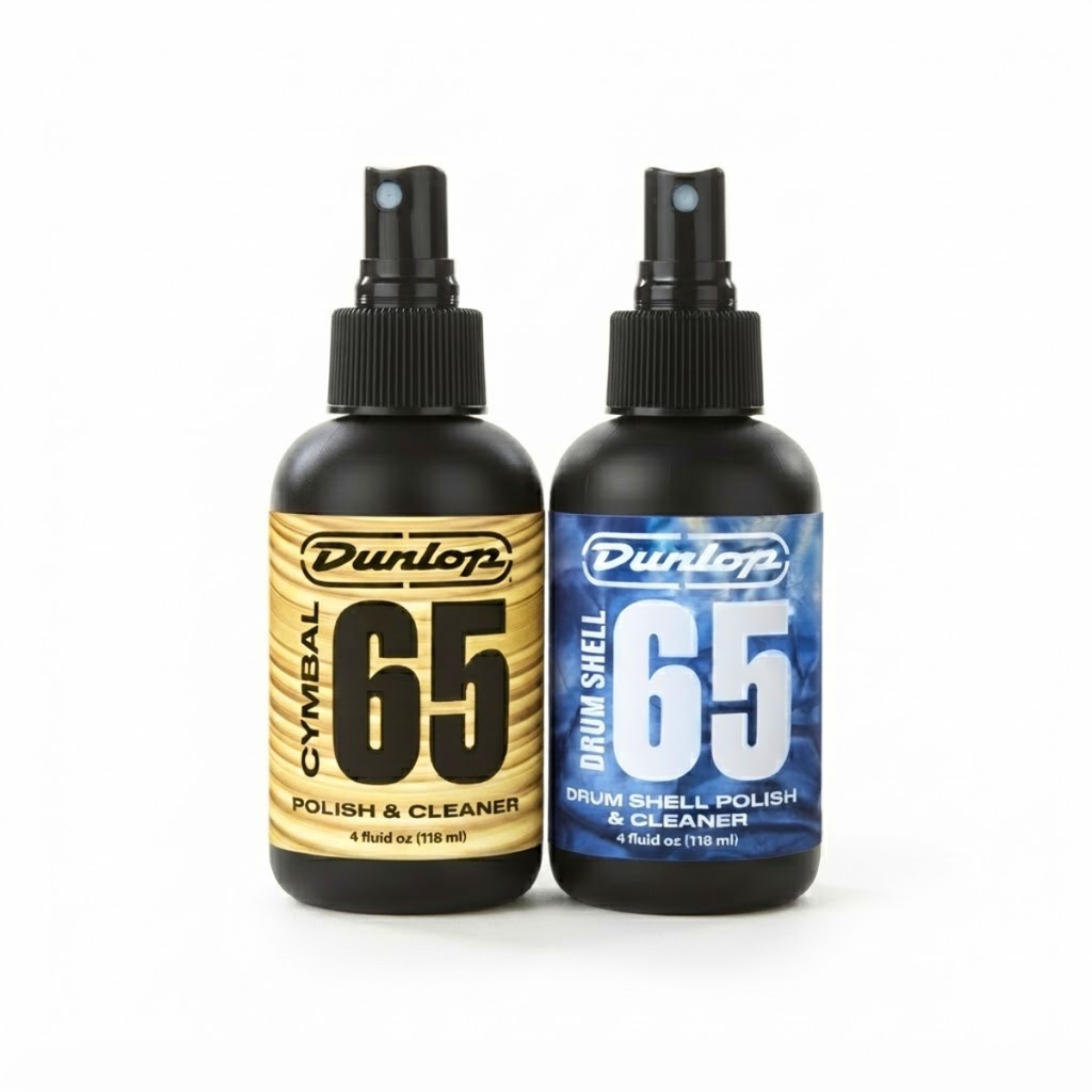 Kit Premium Dunlop Formula 65 Cymbal Cleaner + Drum Shell Polish Para Bateria