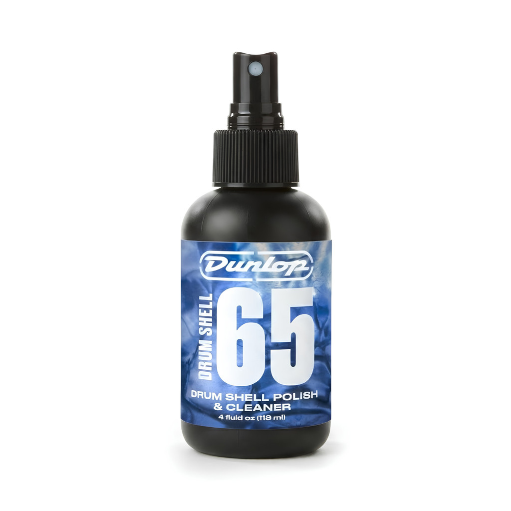 Dunlop Formula 65 Drum Shell Polish & Cleaner Limpeza de Baterias Ferragens Cascos