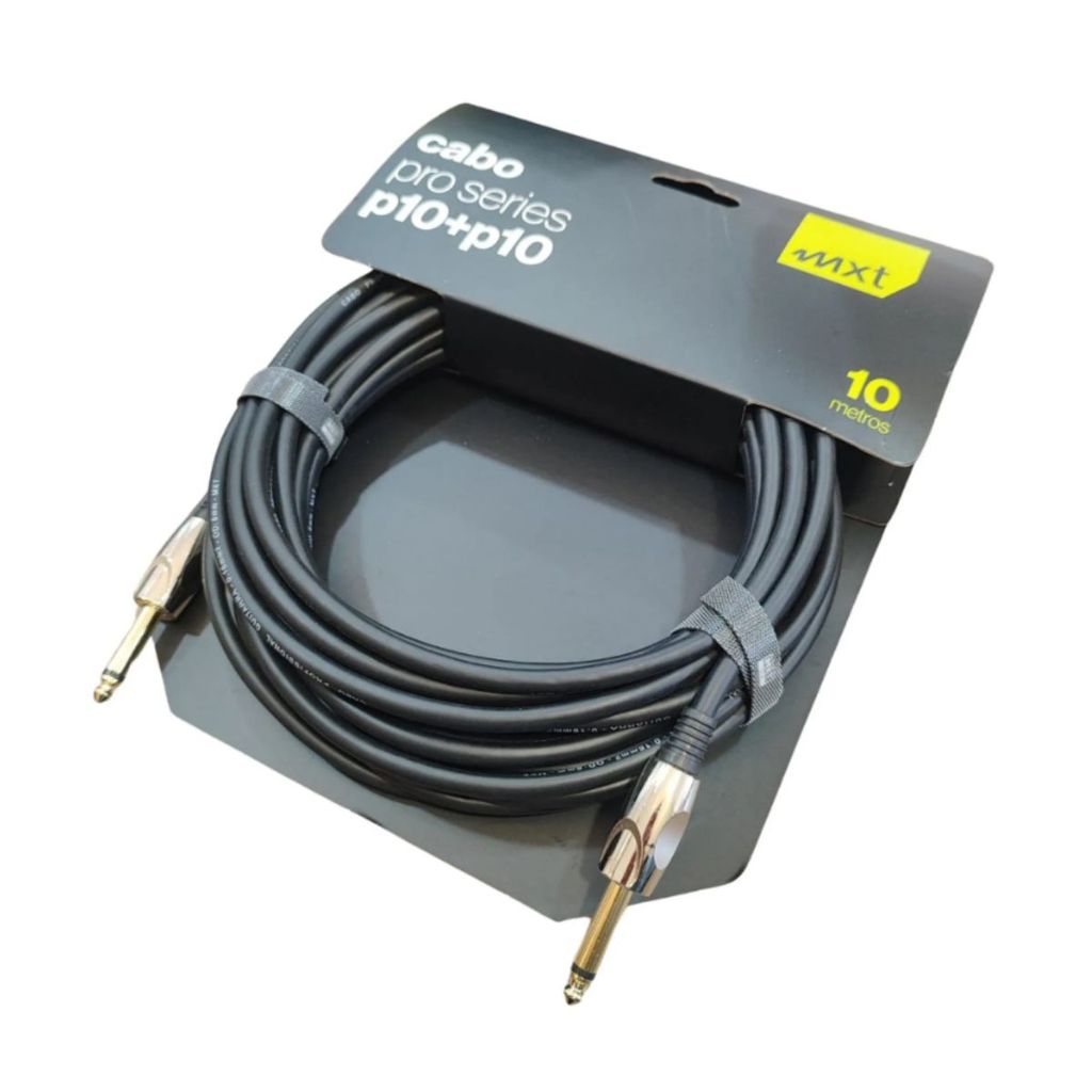 Cabo P10 10m Blindado  Pro Series Cobre