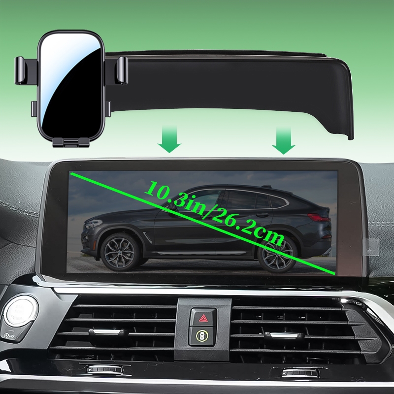 Suporte De Telefone Para 2019 – 2026 LHD BMW X3/X4 ; Compatível Com Telas De Navegação Central De 10.3 