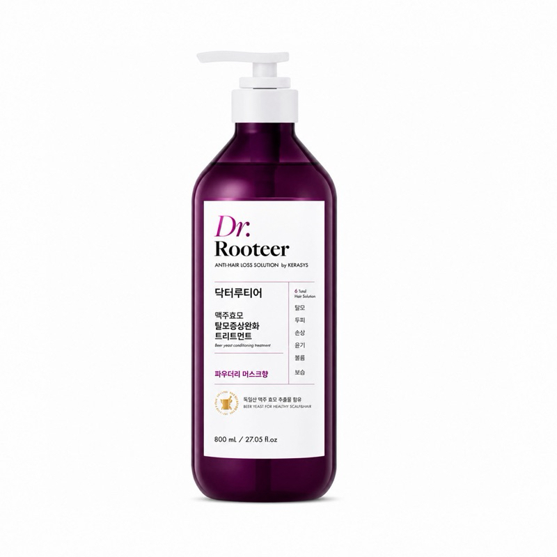 Tratamento Condicionador Dr. Rooteer Anti-Hair Loss Solution Treatment Powdery Musk 800ml