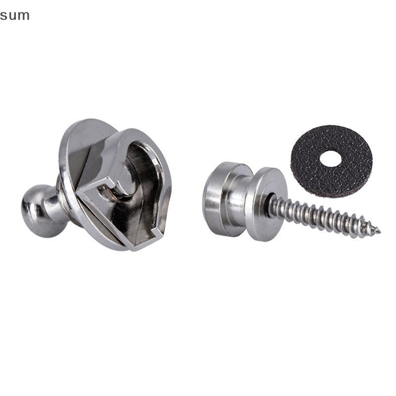 [sum] Correia De Guitarra Lo Metal Bass Strap Studs Anti-offGuitar Los BR