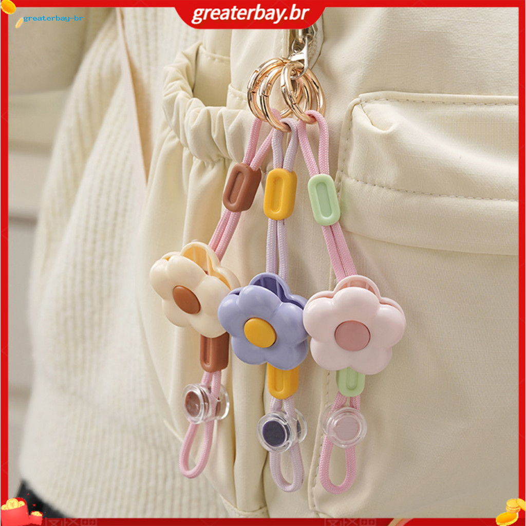 Flower-shaped Hat Clip with Carabiner – Portable Travel Cap Holder for Bags Backpacks Keychain Anti-loss Accessory for