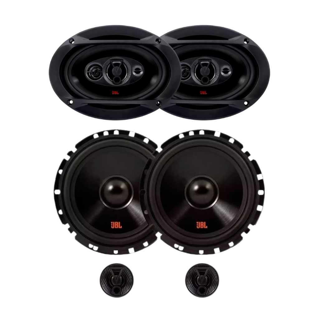 Kit 4 Alto Falantes Jbl Flex 4 6pol + 6x9pol 330w Rms Total