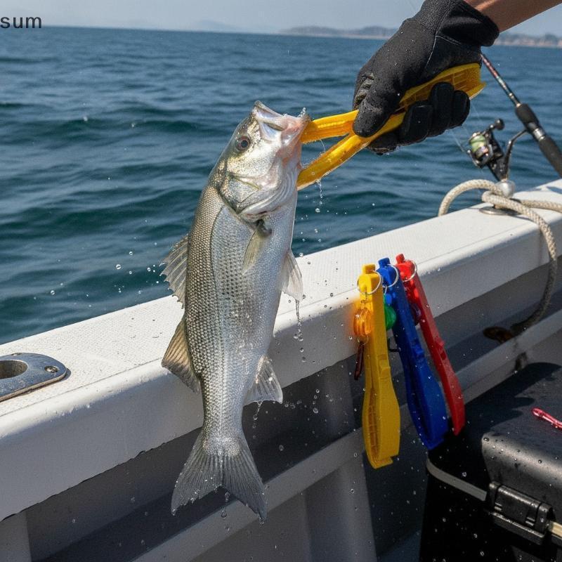 [sum] Controlador Multifuncional De Aperto De Peixe Loável , Anticorrosão , Leve , Pegador De Peixes Para Viagens , De P