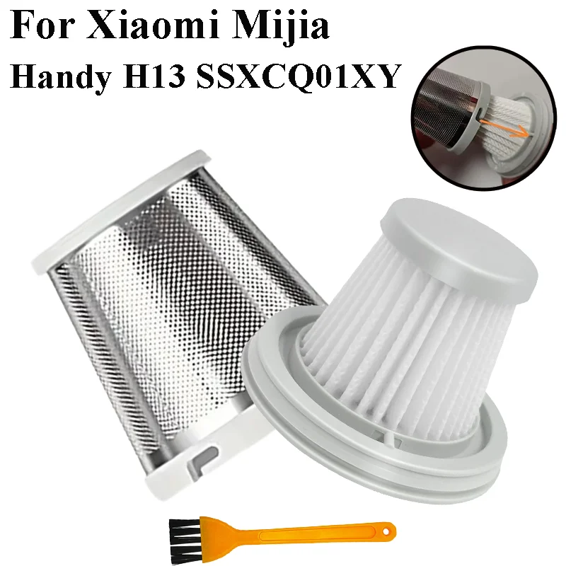 For Xiaomi Mijia Handheld Vacuum Cleaner SSXCQ01XY H13 Spare Parts Home Car Mini Wireless Hepa Filter And Cover Accessories