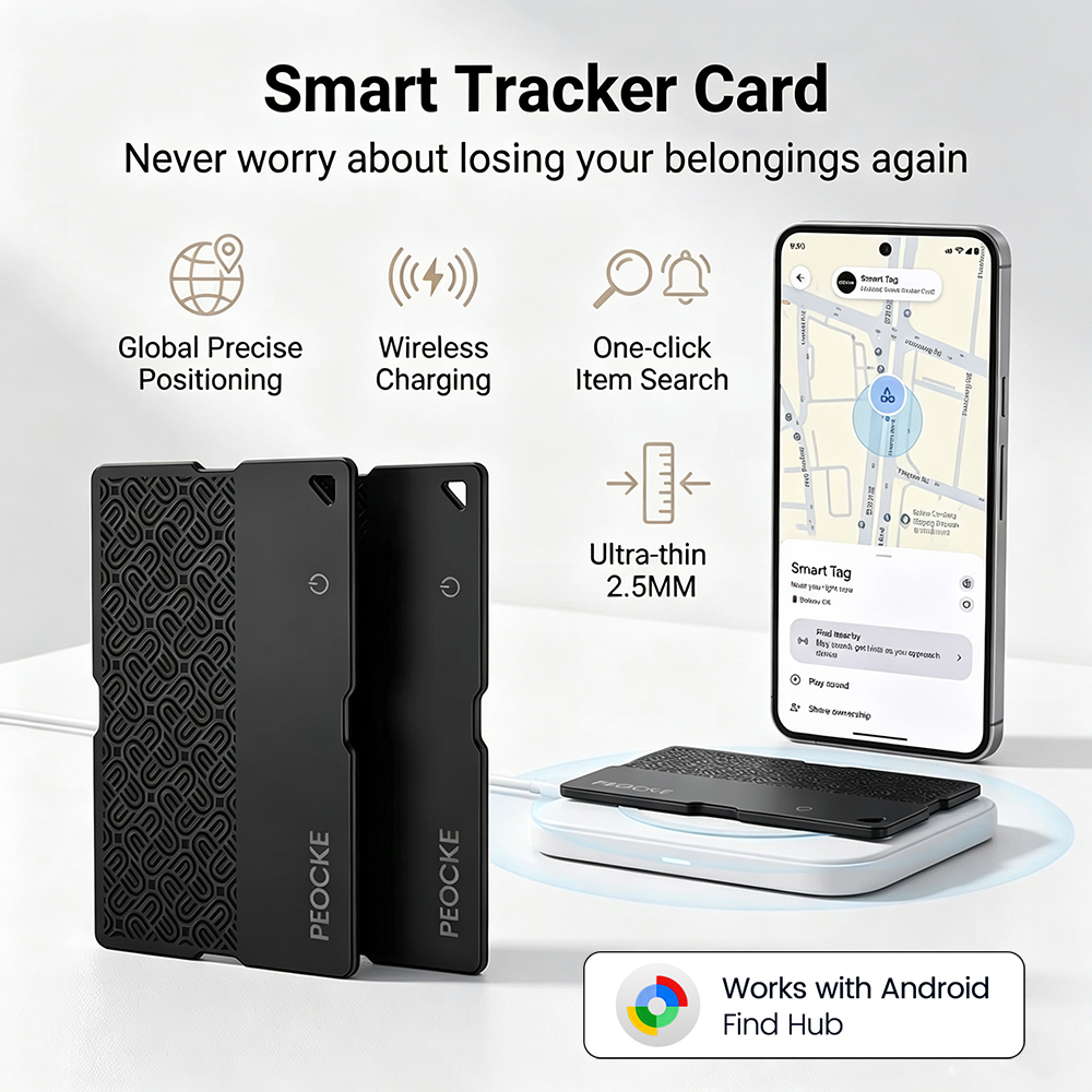 Carteira Inteligente Android Tracker Card Funciona com Hub Localização Inteligente Tag Anti-Perda Dispositivo Bluetooth