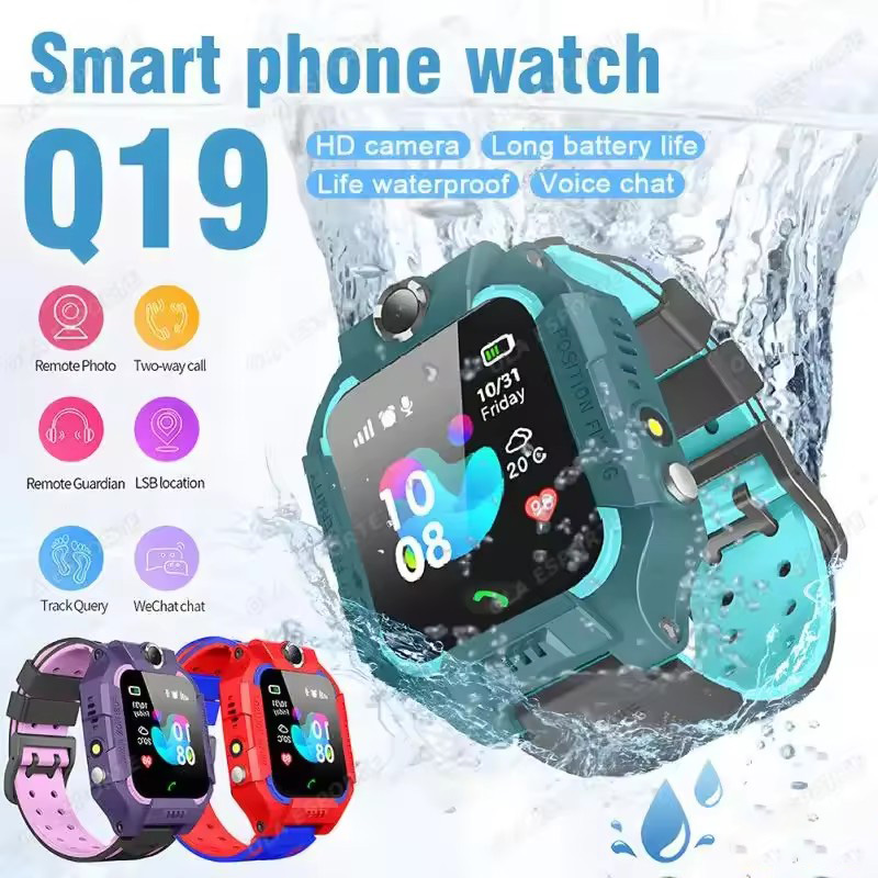Relógio Inteligente Infantil 2024 Novo Sim Card Smartwatch Para Crianças Chamada SOS Câmera de Voz Chat Foto Menino