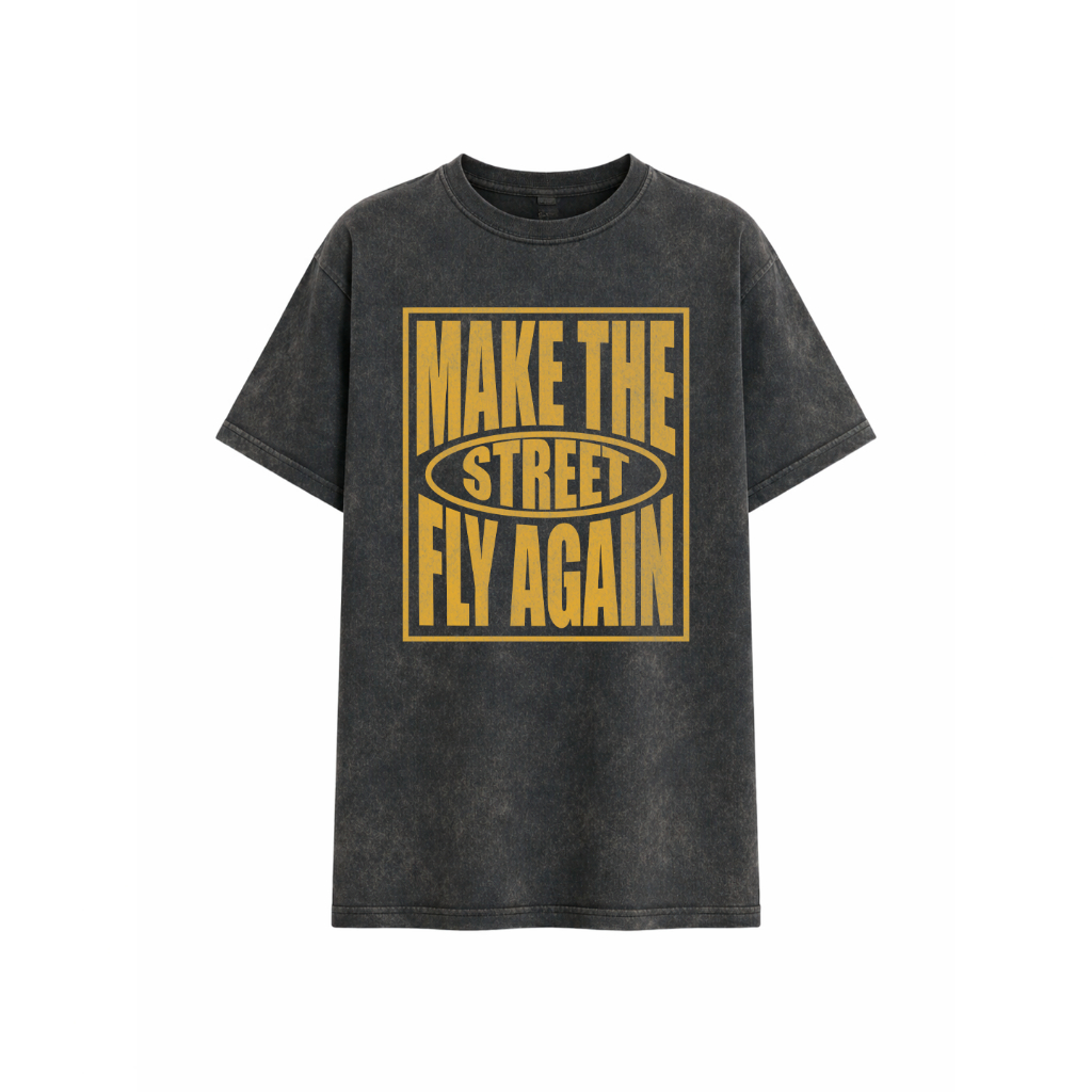 Camiseta Oversized Marmorizado Estonado 