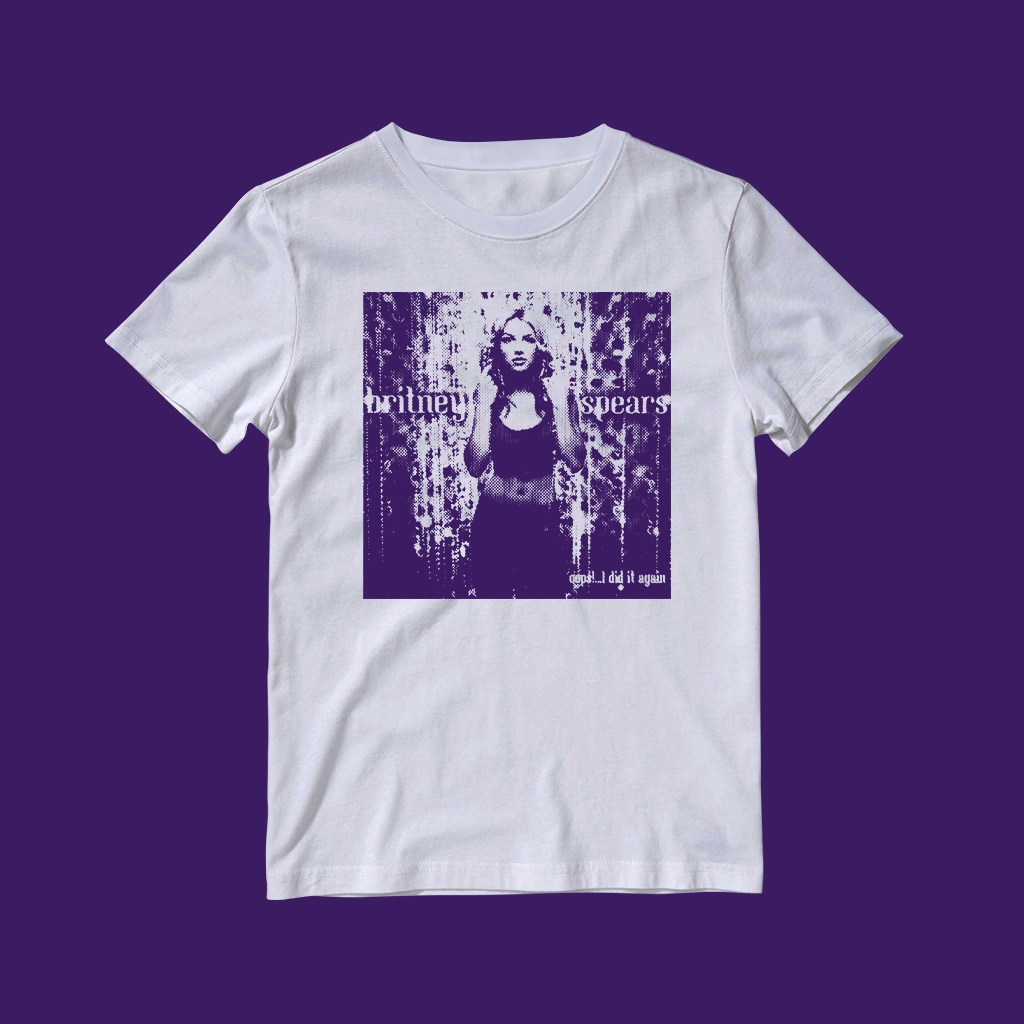Camiseta Oops!... I Did It Again (Britney Spears) de Algodão Unissex
