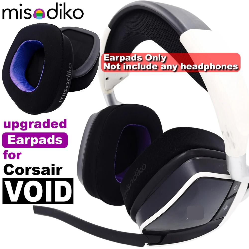 misodiko Upgraded Earpads Replacement for Corsair Void Elite, Void PRO, Void RGB Wireless & USB Gaming Headset