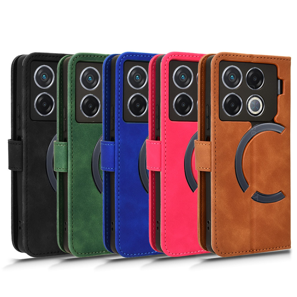 Adequado para Infinix Infinix GT 20 Pro X6871 Skin Feel Calf Padrão Capa de couro Capa de telefone Flip-top Card Capa pr