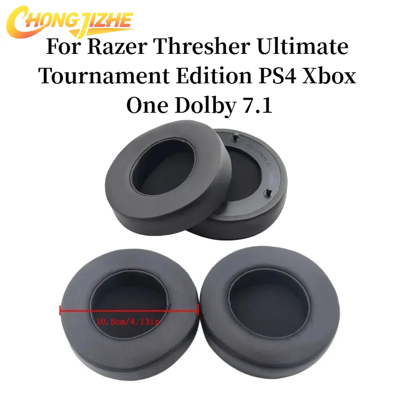 Replacement Earpads Ear Pads Cushion For Razer Thresher Ultimate Tournament Edition PS4 Xbox One Dolby 7.1 Gaming Headsets Cover