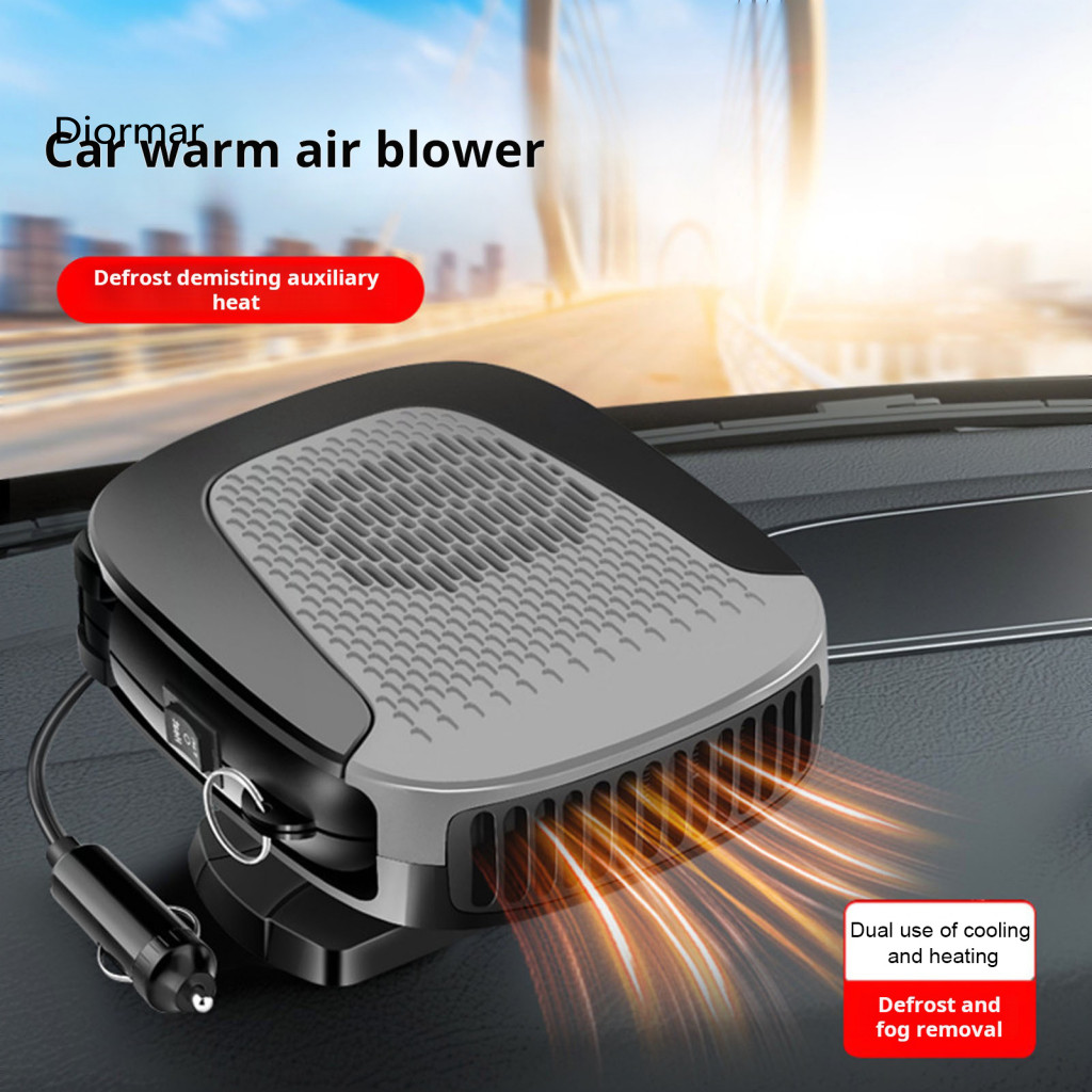 Car Heater Defroster Handheld 12v Portable Fan Fast Heating Windshield Defogger with Igniter Port Overheat Protection Lo