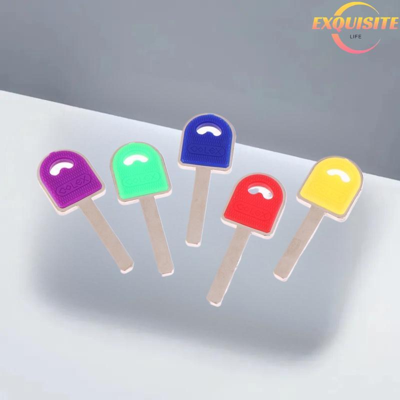 [EL-t] 10 Pçs/Lote Chave Colorida nk Sccessories Para Galpão/Corrente/Gate/Garage Fazendo Molde Novo