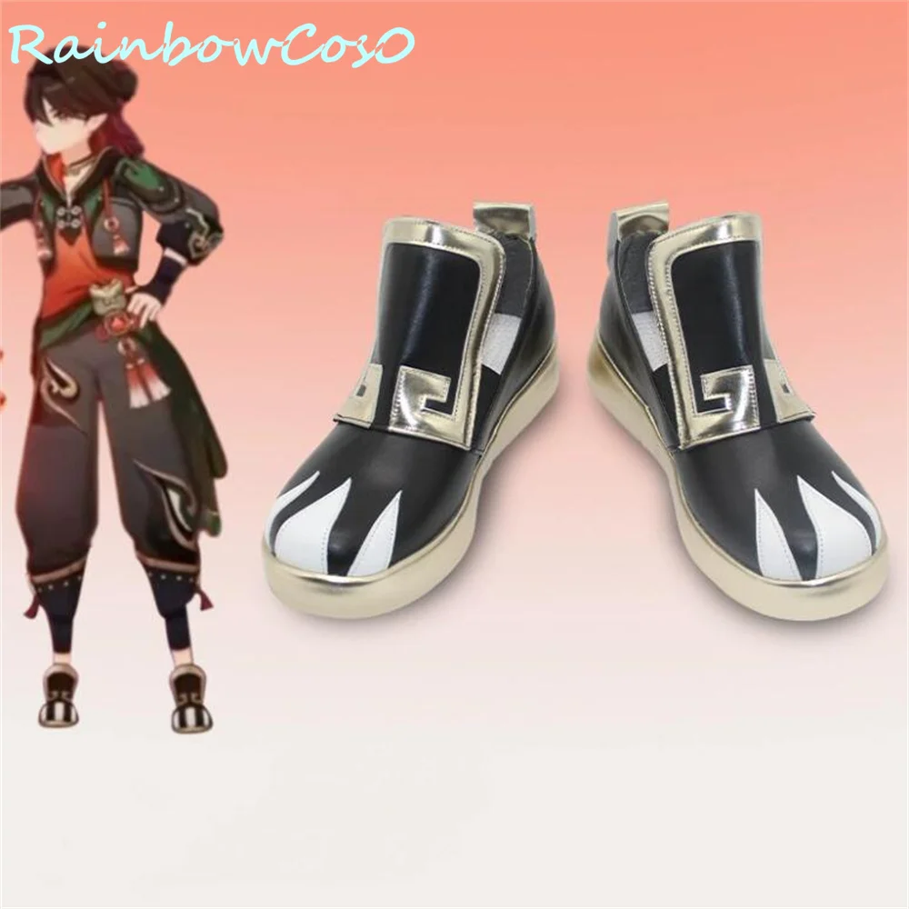 Gaming Genshin Impact Cosplay Shoes Boots Game Anime Halloween Christmas RainbowCos0 W3774