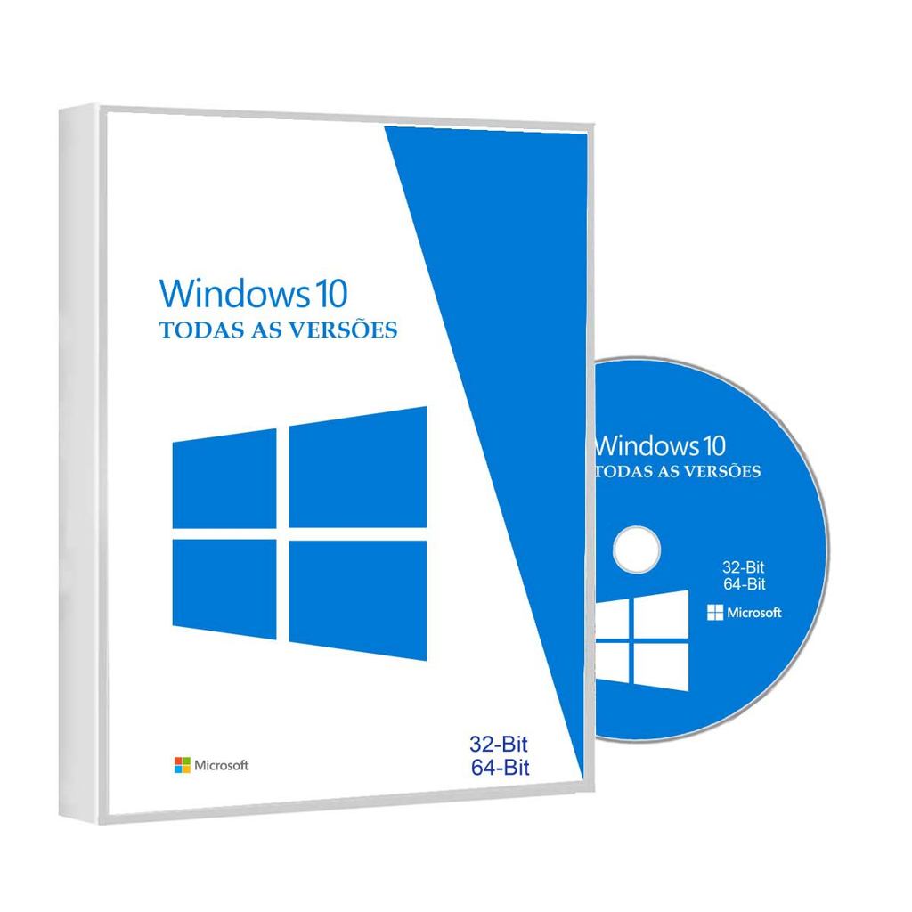 Dvd Windows 10 - Formatação - Multi Version 64x