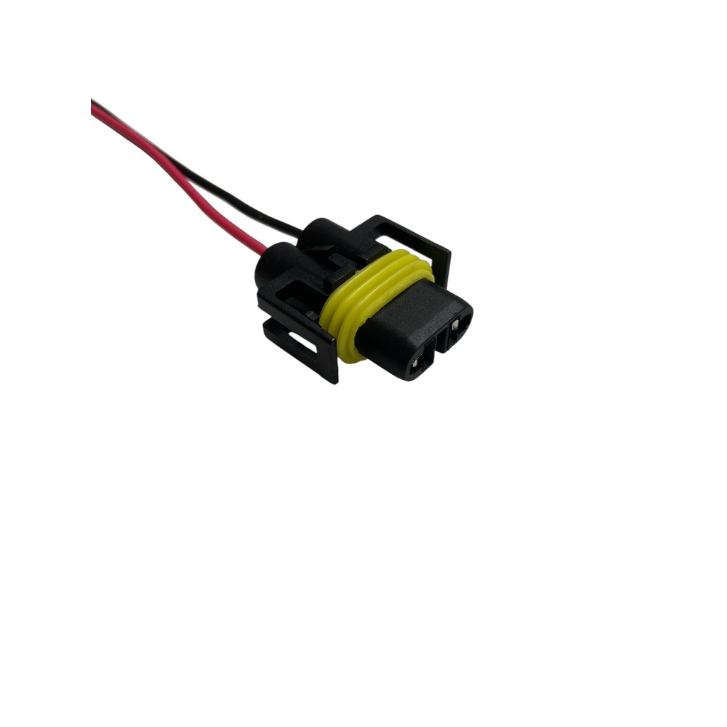 Par de Conectores Chicote Farol De Milha para modelos de lâmpada: H8/H9/H11/H13/H27 - 2 vias/fios