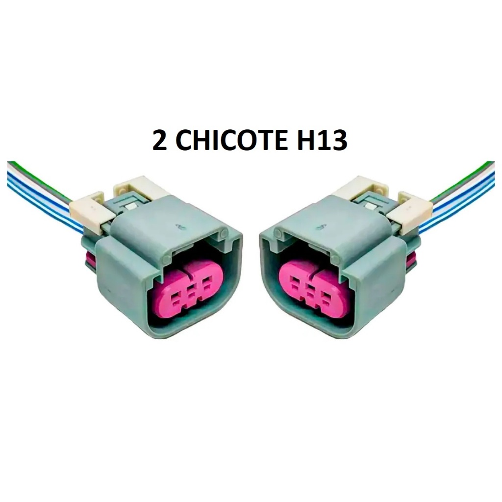 PAR Soquete Plug Conector Para Lâmpada H13