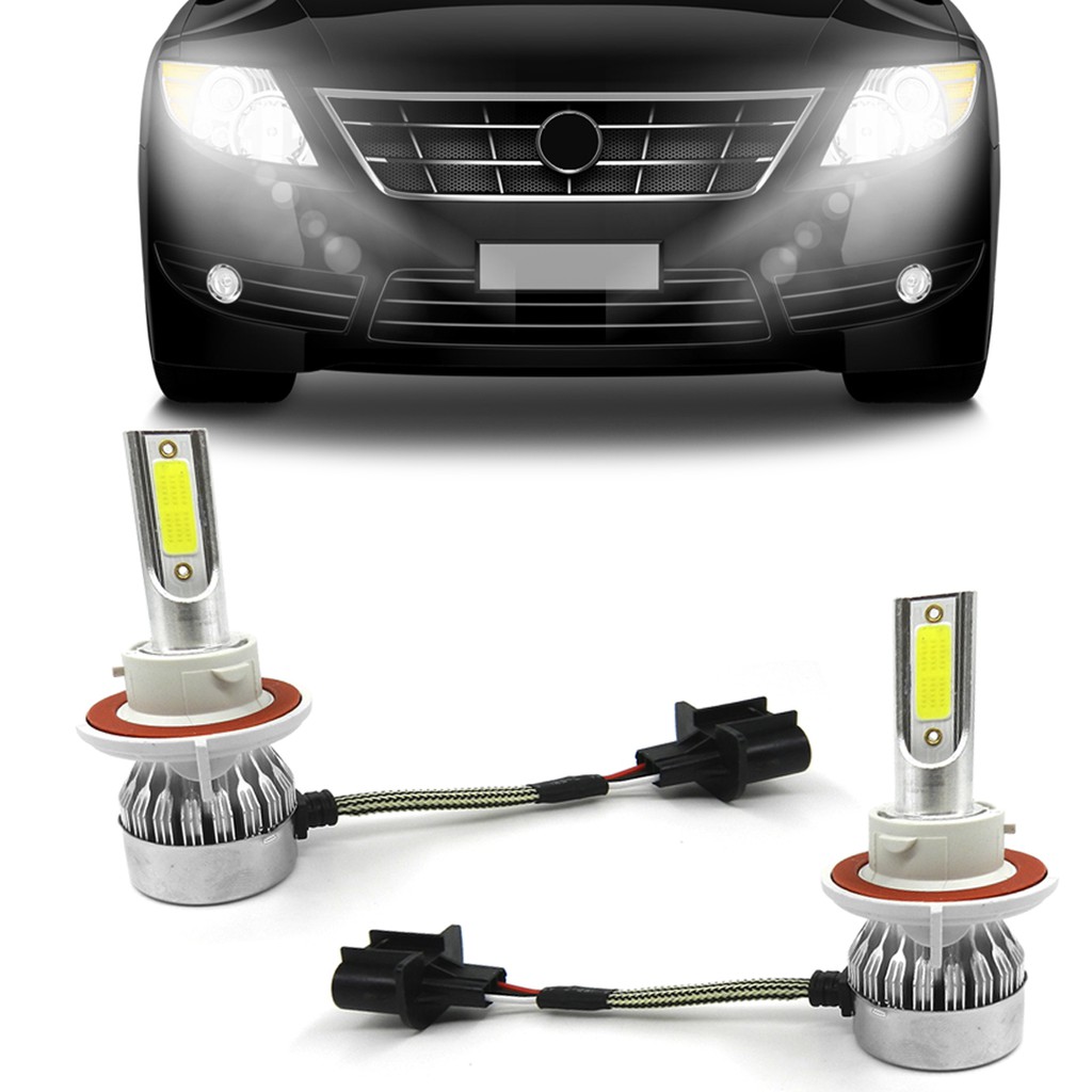 Kit Lâmpada Ultra Super Led 20000lm H13 6500k Efeito Xênon