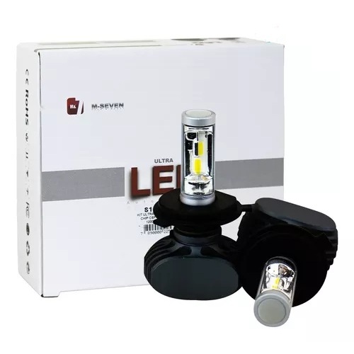 Kit Lampada Led Automotiva Ultra Led 6500K H1 H3 H4 H7 H11 H13 H16 H27 Hb3 Hb4