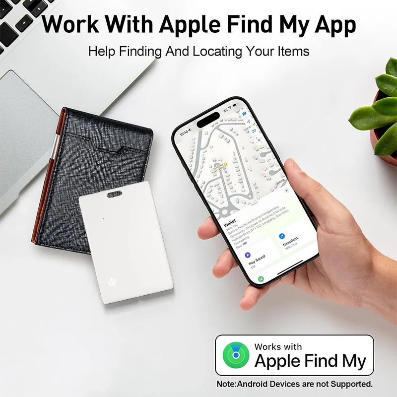 Air tag Card Tracker Smart Tag Finder Security Track For Apple Find My Key Search Tracker Wallet Luggage Bag Finder IOS