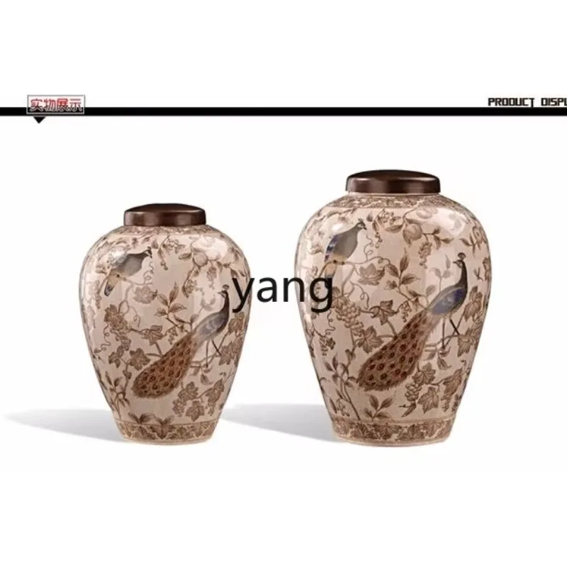 lmm  Luxury Soft Home Decoration Storage Tank Creative Seal Storage Tank