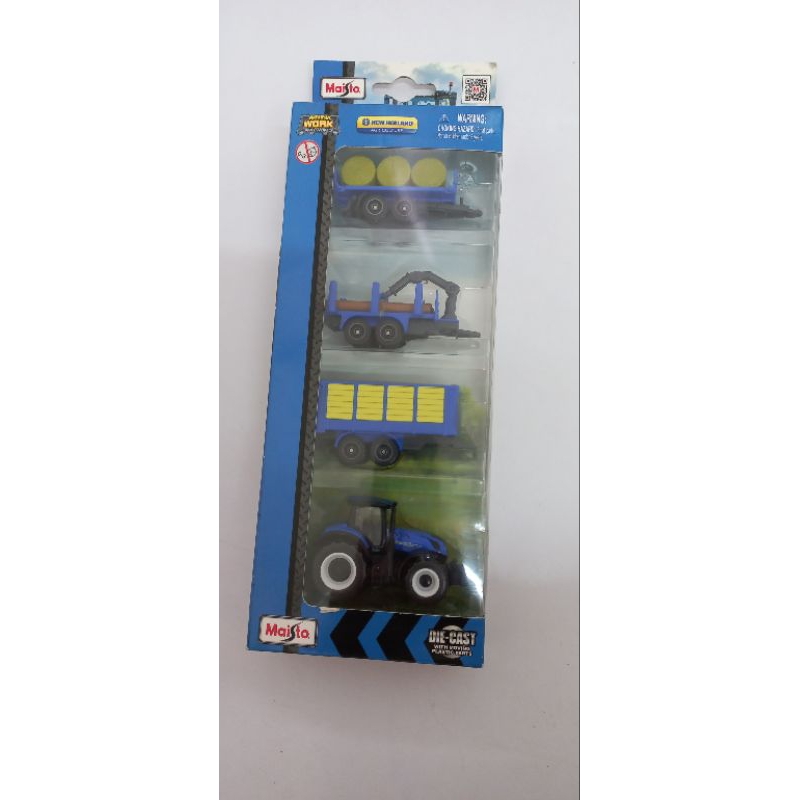 MAISTO - MINI WORK MACHINES - PACK NEW HOLLAND