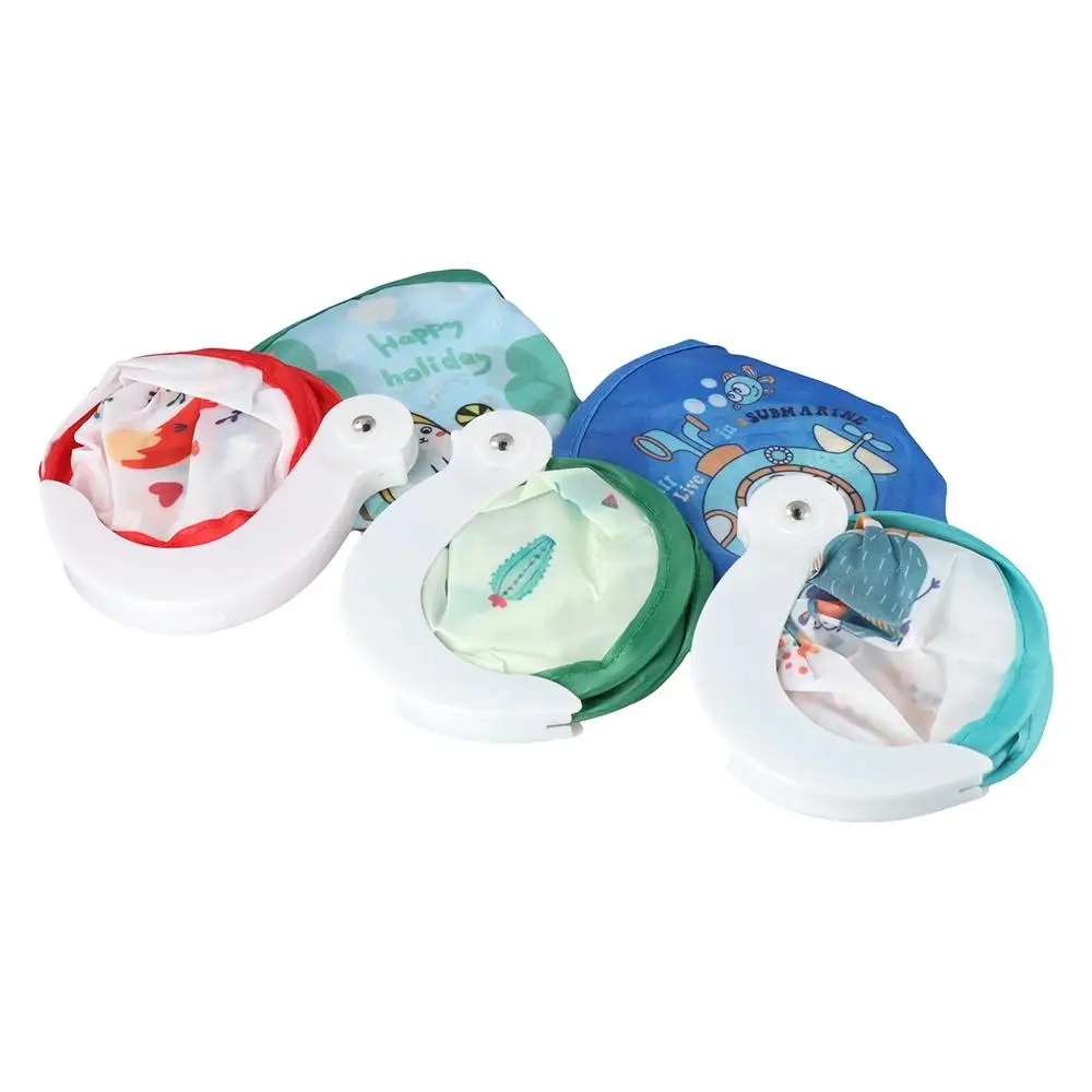 Japanese Style Fashion Collapsible Cartoon Pocket Size Cooling Fans Party Favor Round Fan Foldable Fan Home Decor