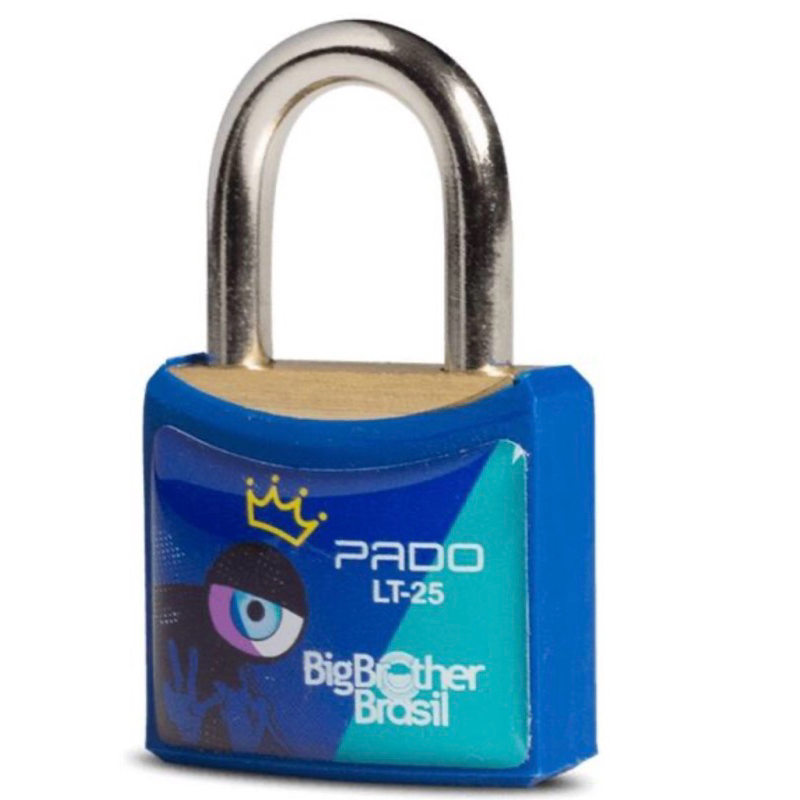 Cadeado Latão PADO Versão BIG BROTHER BRASIL