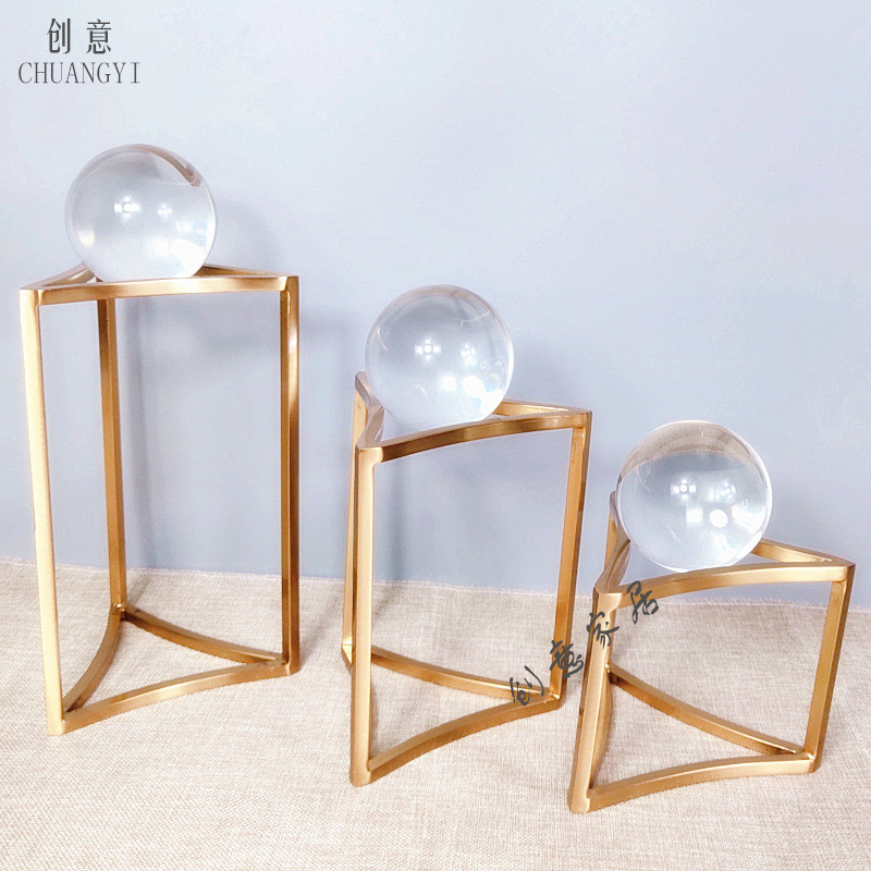 YE6J Simple and modern crystal ball decorative pieces for living rooms, studies, home décor, desktops, model rooms, and