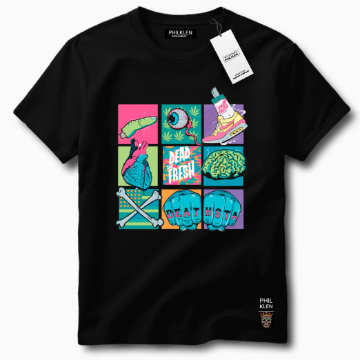 Camiseta Masculina Com Estampa Pop Culture Dead Fresh Tecido Premium 100% Algodão