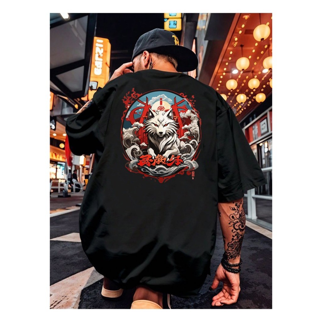 Camiseta Camisetão Oversized de luxo Amaterasu (Ōkami) Japan Culture Larga Unissex Promoção Confortável 100% Algodão