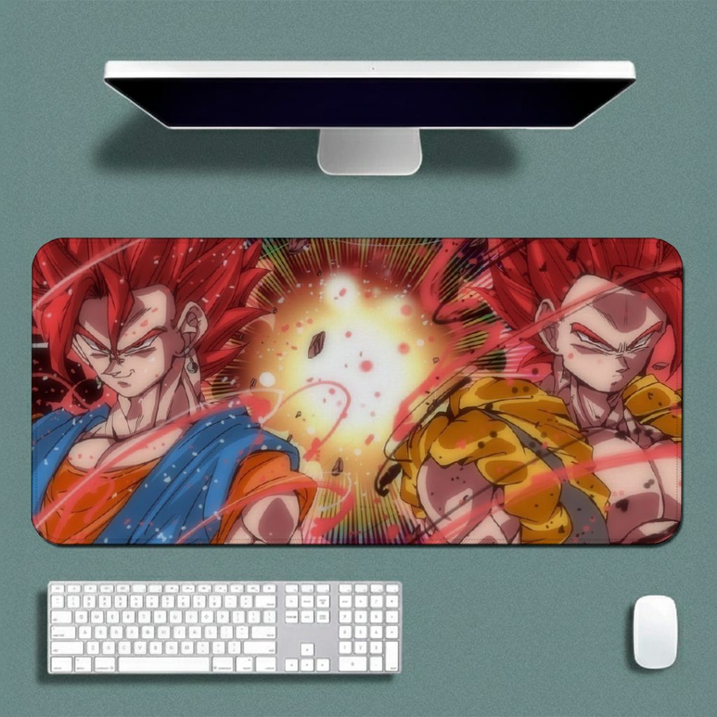 Mouse Pad Speed Gamer Liso Confortavel Sem Relevo Com Base Antiderrapante E Bordas Costuradas Estampa Fusões Full Power