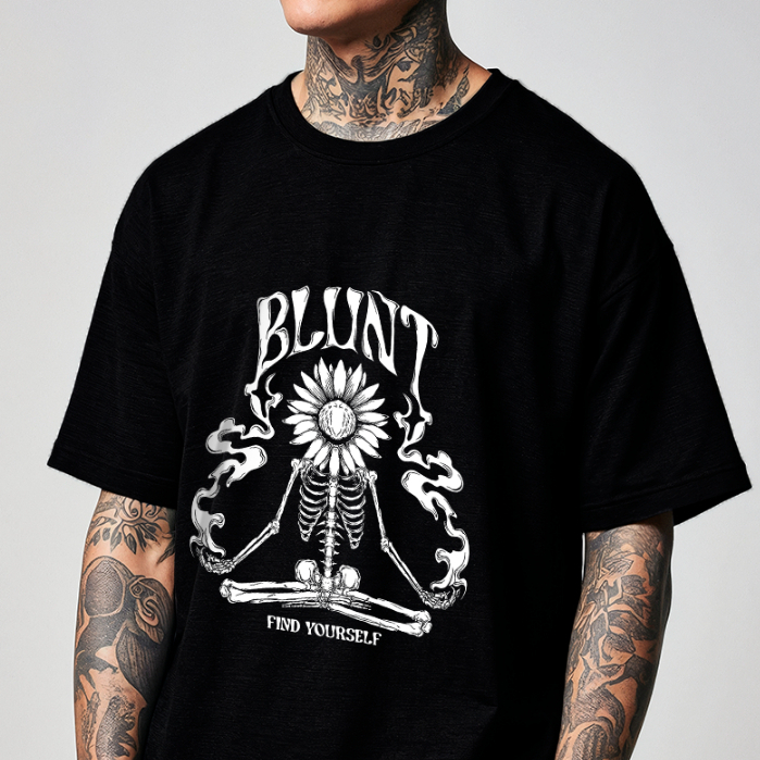 Camiseta FIND YOURSELF Streetwear 100% Algodão Descolada Unissex Camisa Confortável Alta Qualidade