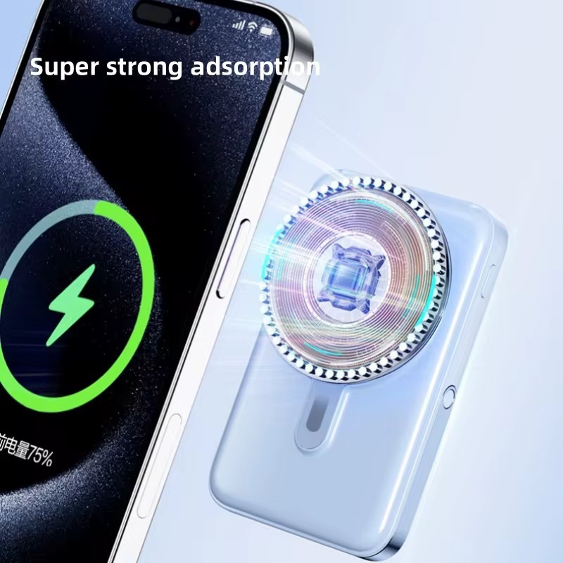 4 cabos integrados PD carregamento rápido 20W magnético com suporte para carregar relógio 7em1 power bank MAX-0562